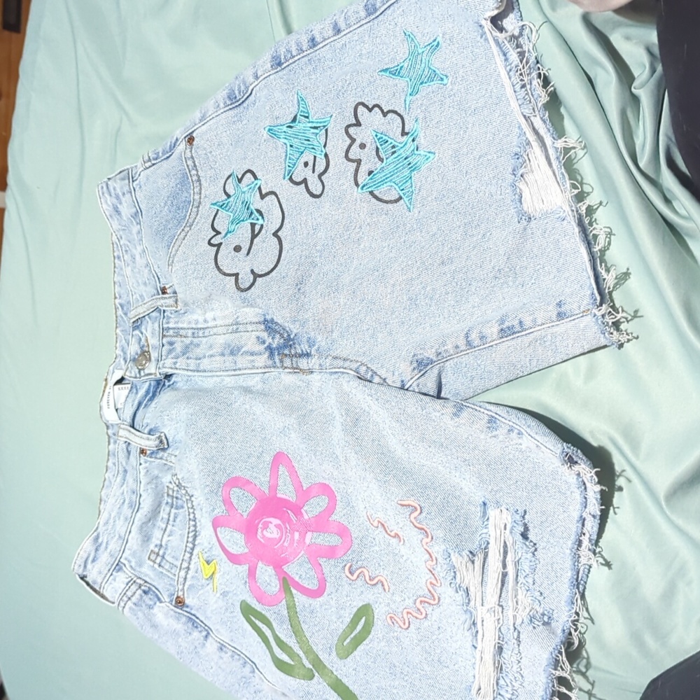 Jean shorts, forever 21 size 26
